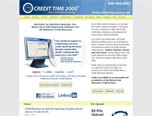 Tablet Screenshot of credittime2000.com